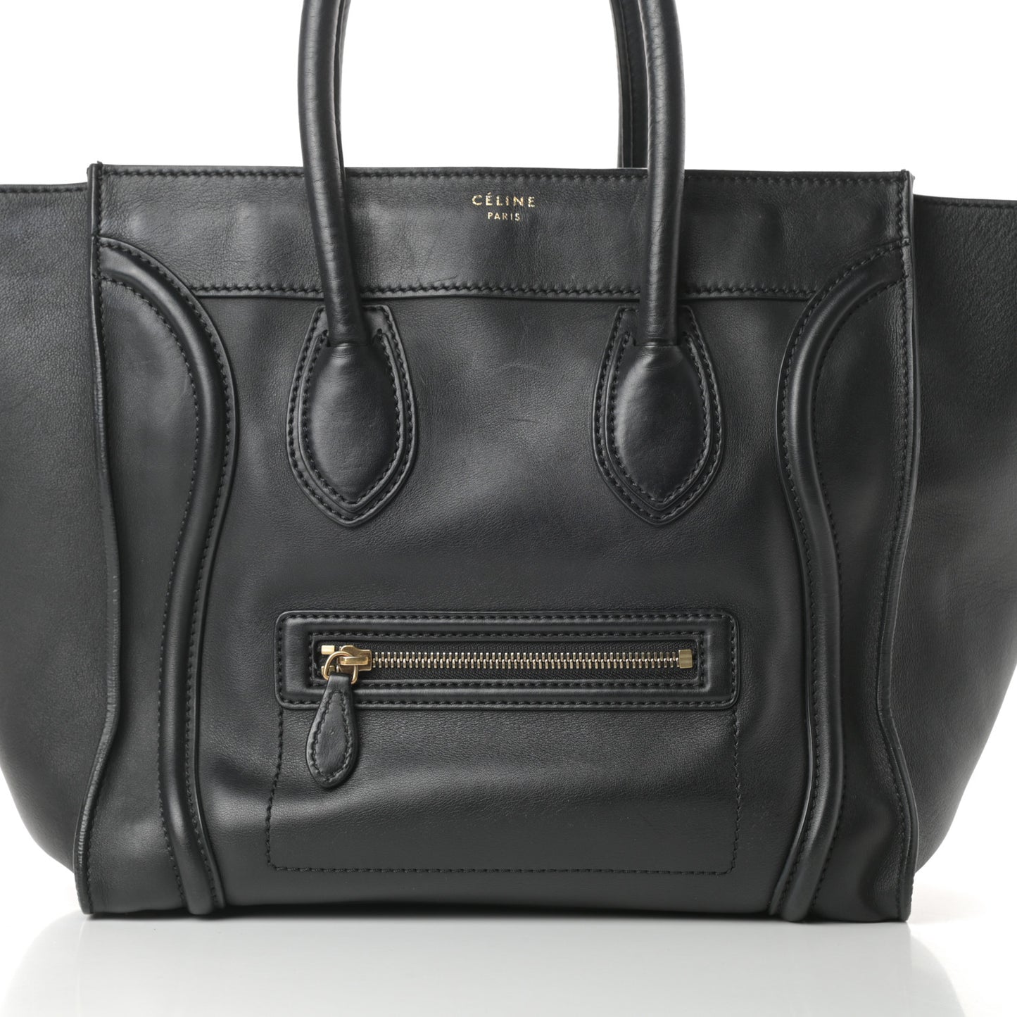 Smooth Calfskin Mini Luggage Black