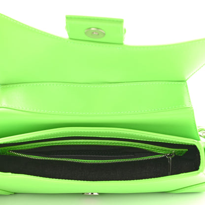 Balenciaga Smooth Calfskin Small Lindsay Shoulder Bag Acid Green 5 of 10