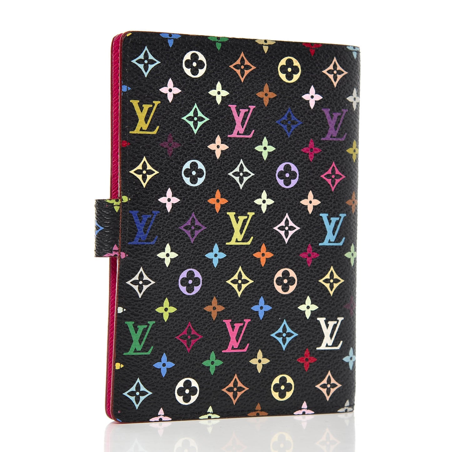 Monogram Multicolor Small Ring Agenda Cover Black Grenade