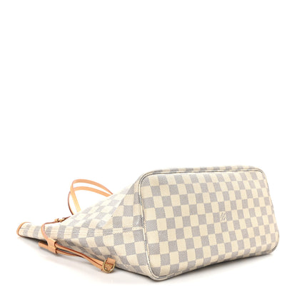 Louis Vuitton Damier Azur Neverfull MM 3 of 9