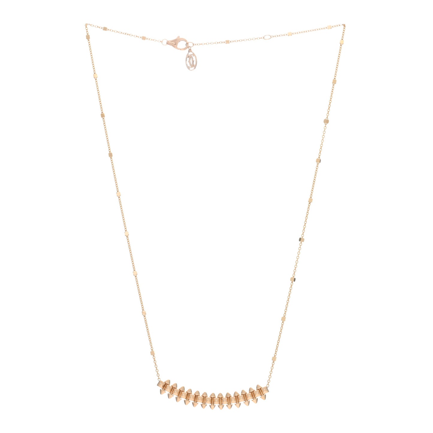 18K Pink Gold Small Clash de Cartier Necklace