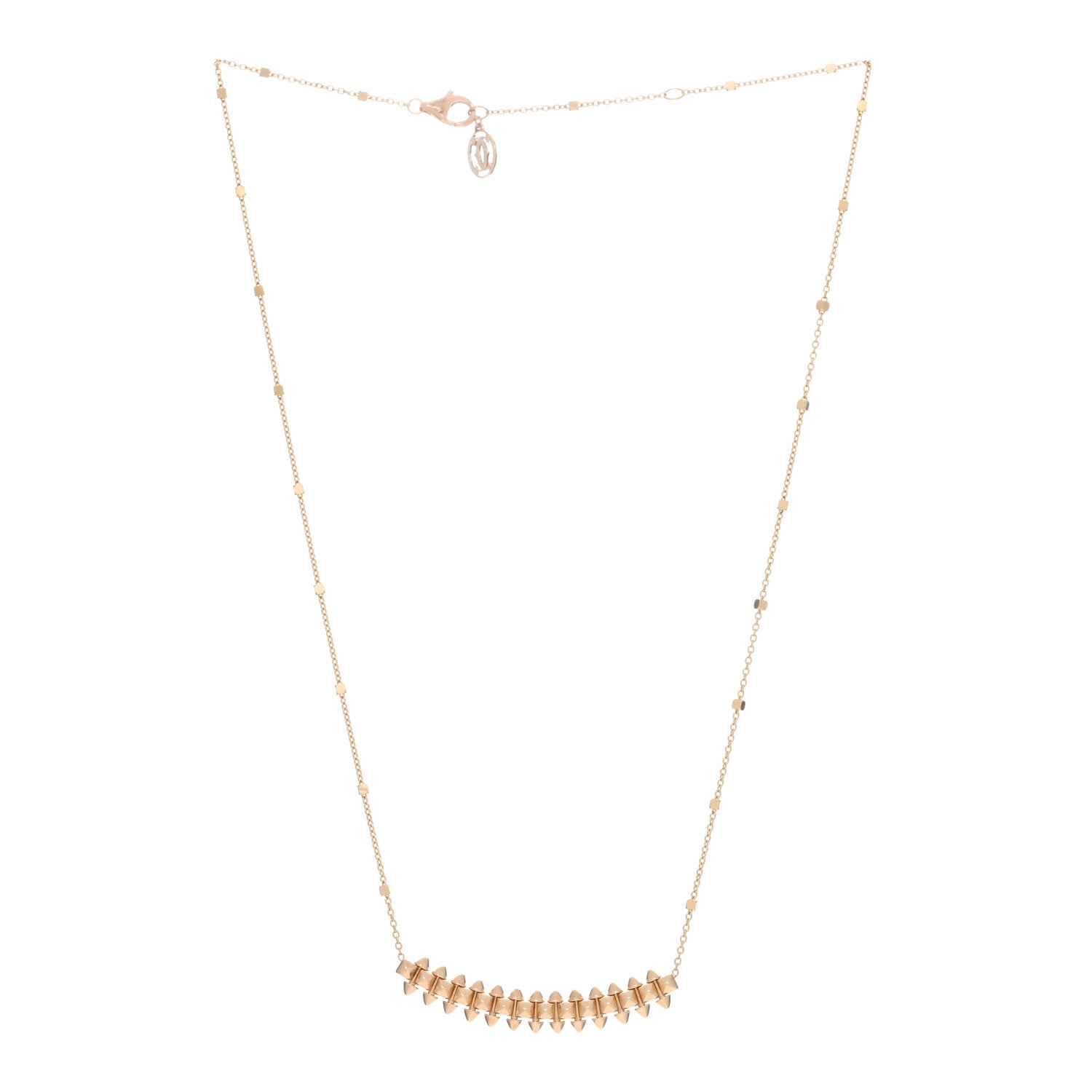 Cartier 18K Pink Gold Small Clash de Cartier Necklace 2 of 4