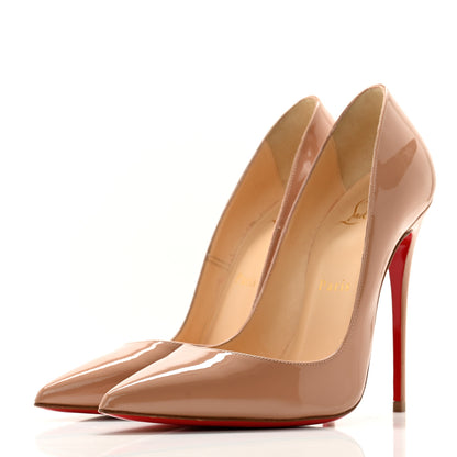 Christian Louboutin Patent So Kate 120 Pumps 37 Nude 3 of 10