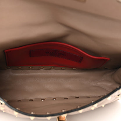 Valentino Garavani Nappa Small Rockstud Spike Shoulder Bag Poudre 5 of 11