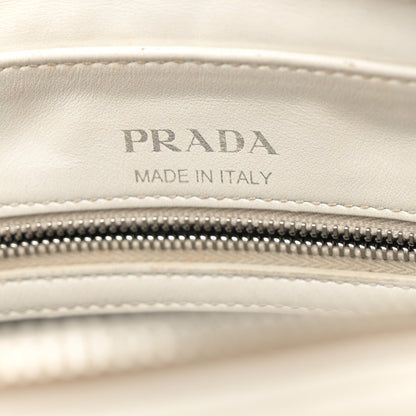 Prada Soft Calfskin Diagramme Camera Bag White 6 of 15