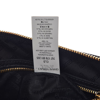 Versace Grained Calfskin Medusa Head Pochette Black 7 of 7