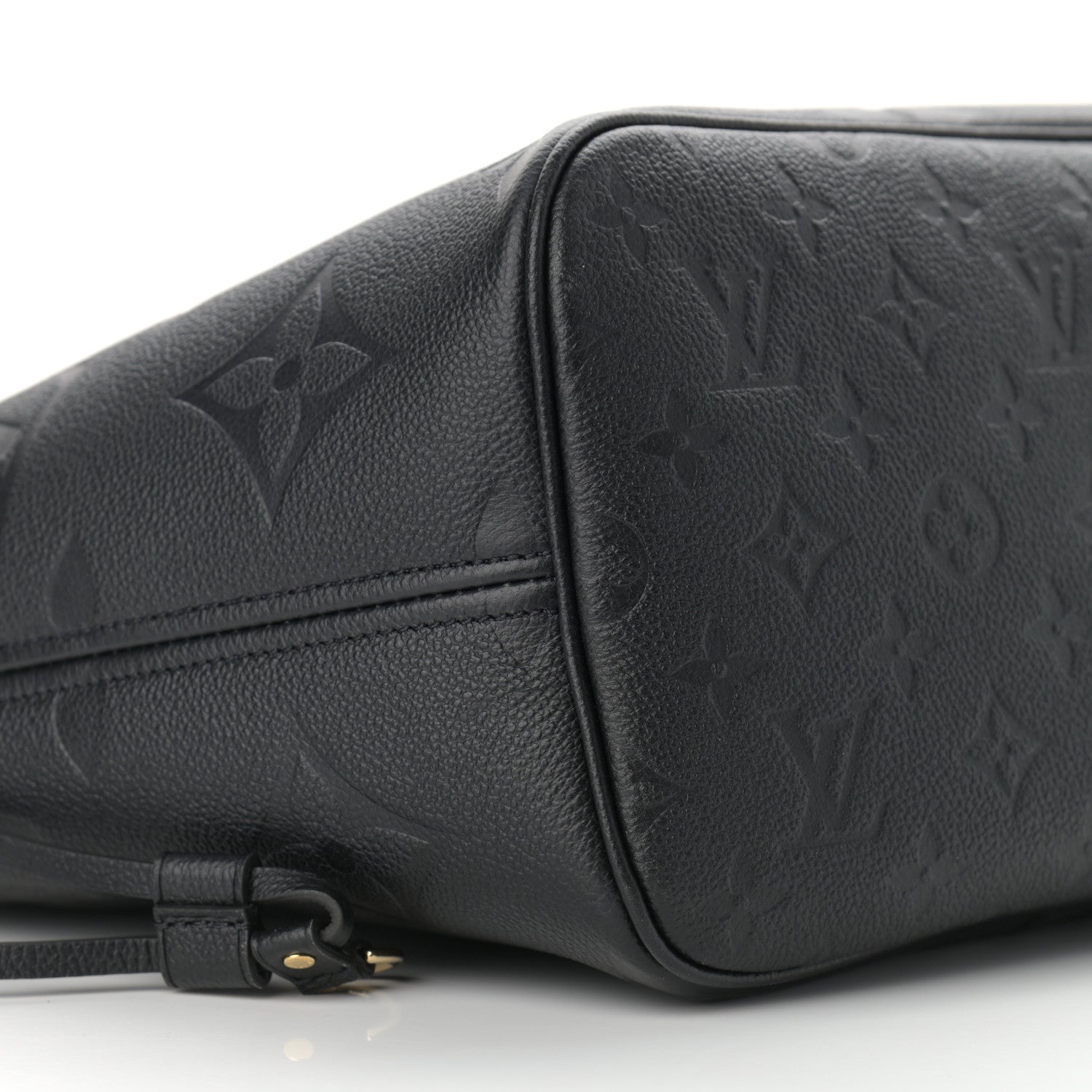 Louis Vuitton Empreinte Monogram Giant Neverfull MM Black 9 of 10