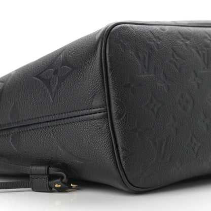 Louis Vuitton Empreinte Monogram Giant Neverfull MM Black 9 of 10
