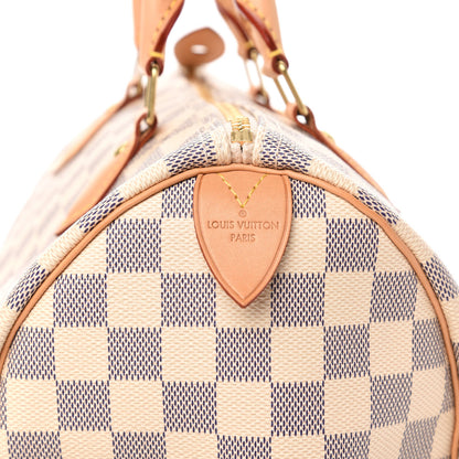 Louis Vuitton Damier Azur Speedy 30 7 of 10