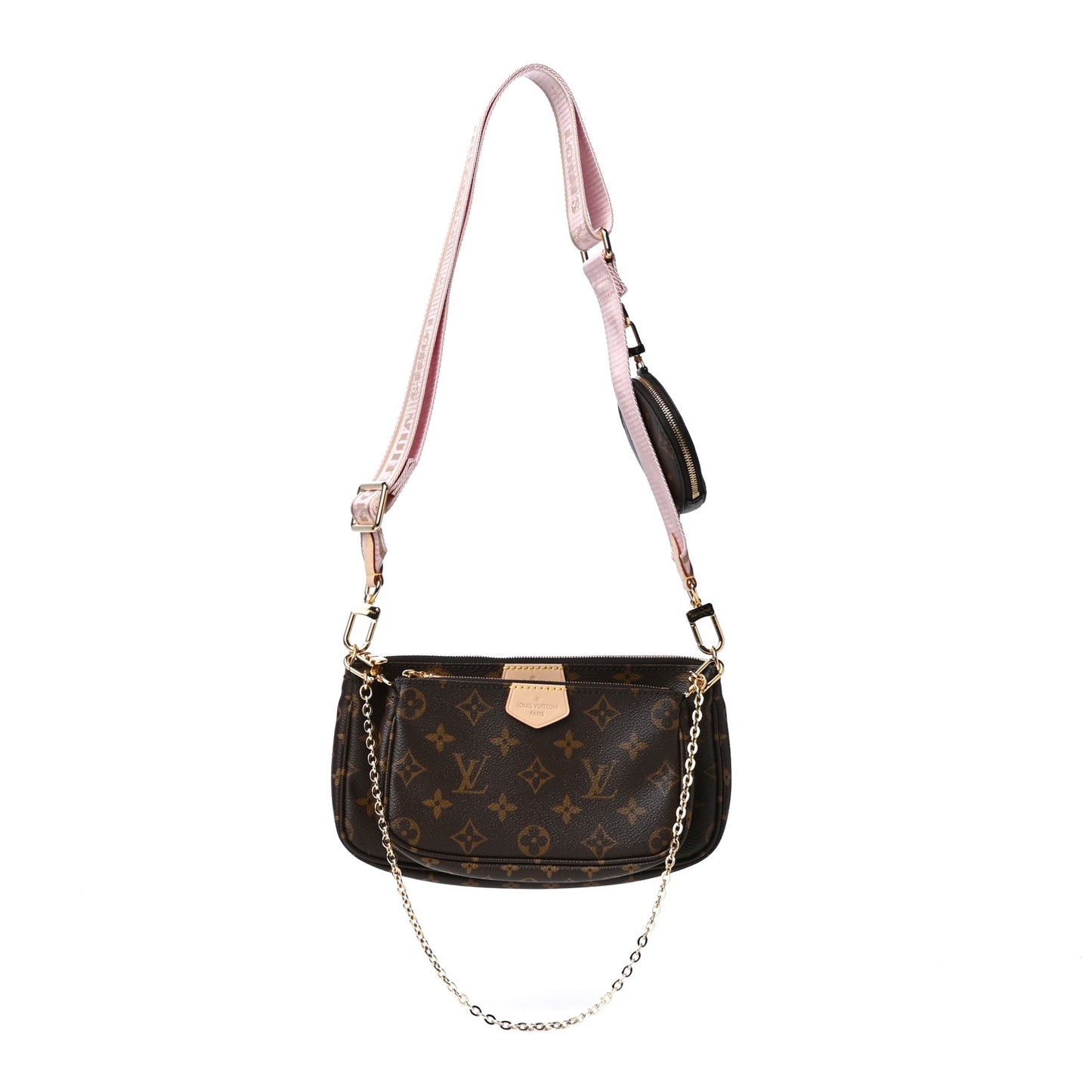 Monogram Multi Pochette Accessories Rose Clair