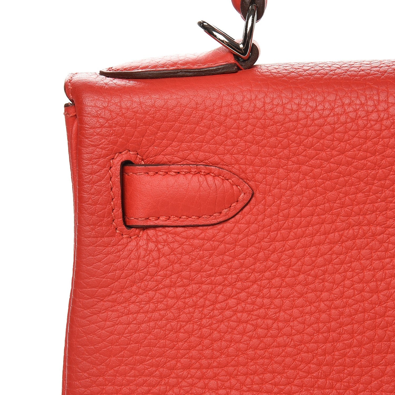Hermes Taurillon Clemence Kelly Retourne 28 Rouge Tomate 26 of 37