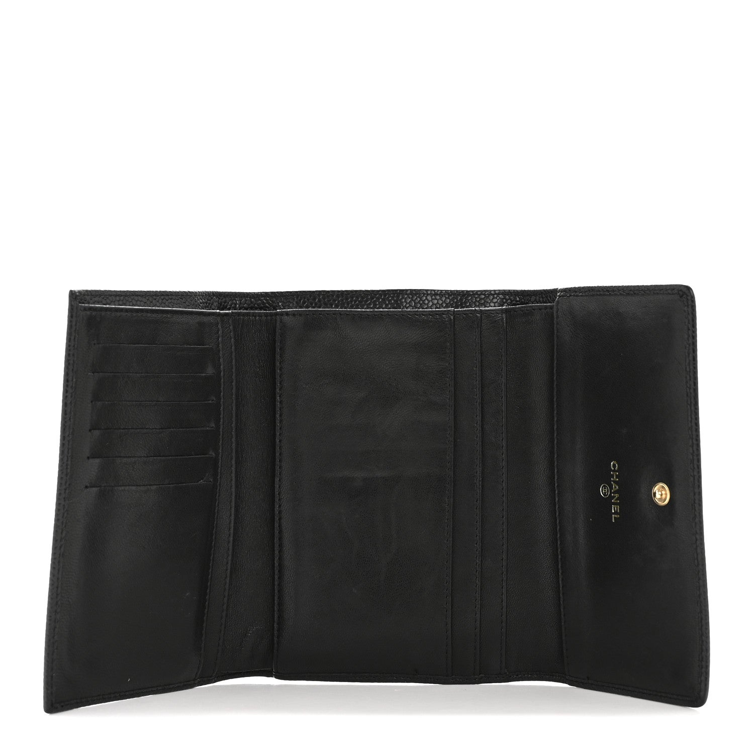 Chanel Caviar Timeless CC Wallet Black 5 of 11
