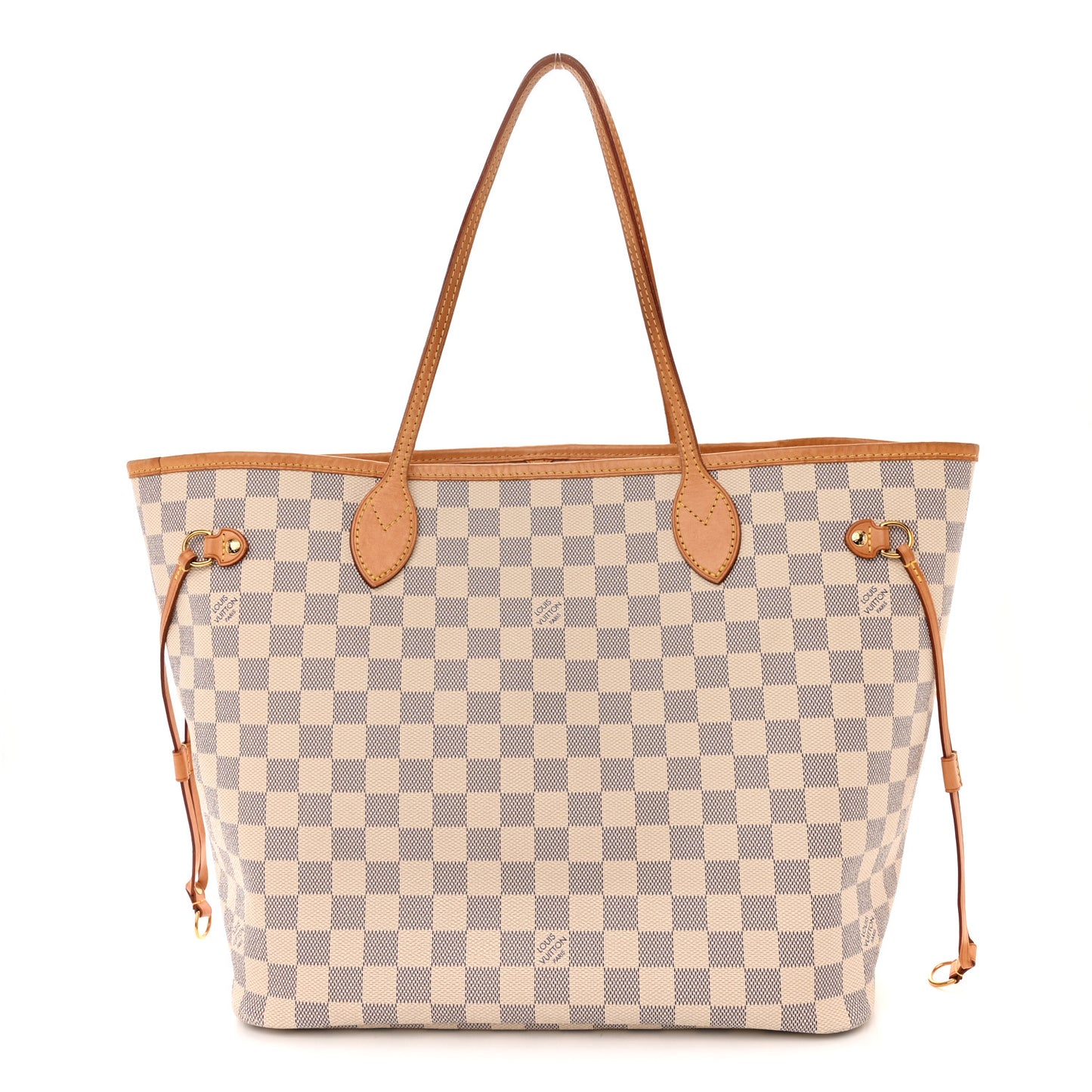 Damier Azur Neo Neverfull MM Rose Ballerine