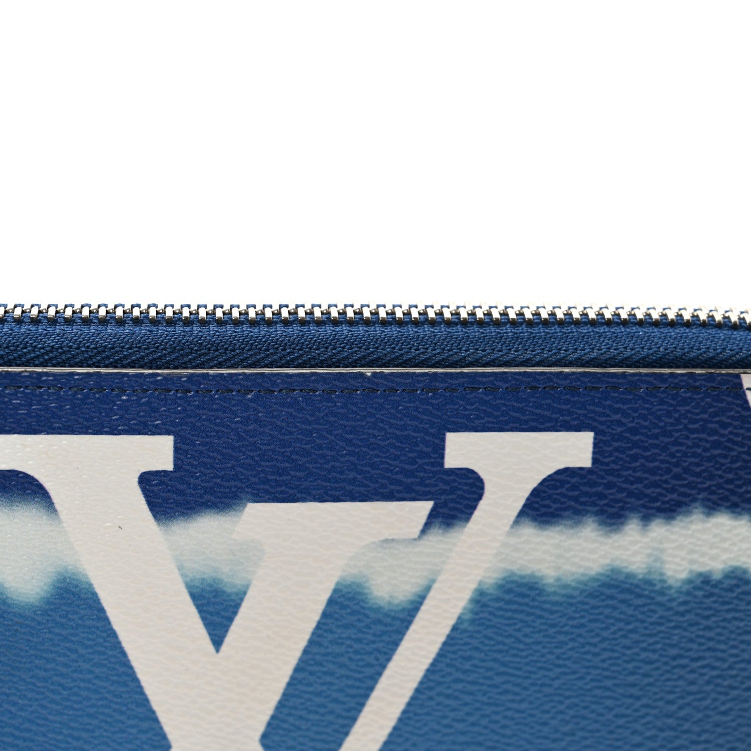 Louis Vuitton Monogram Escale Zippy Wallet Blue 10 of 12
