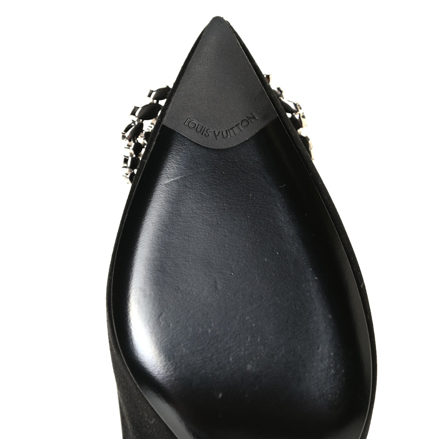 Louis Vuitton Satin Madeleine Pumps 36.5 Black 6 of 6
