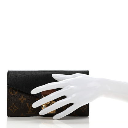 Louis Vuitton Monogram Pallas Wallet Black 2 of 15
