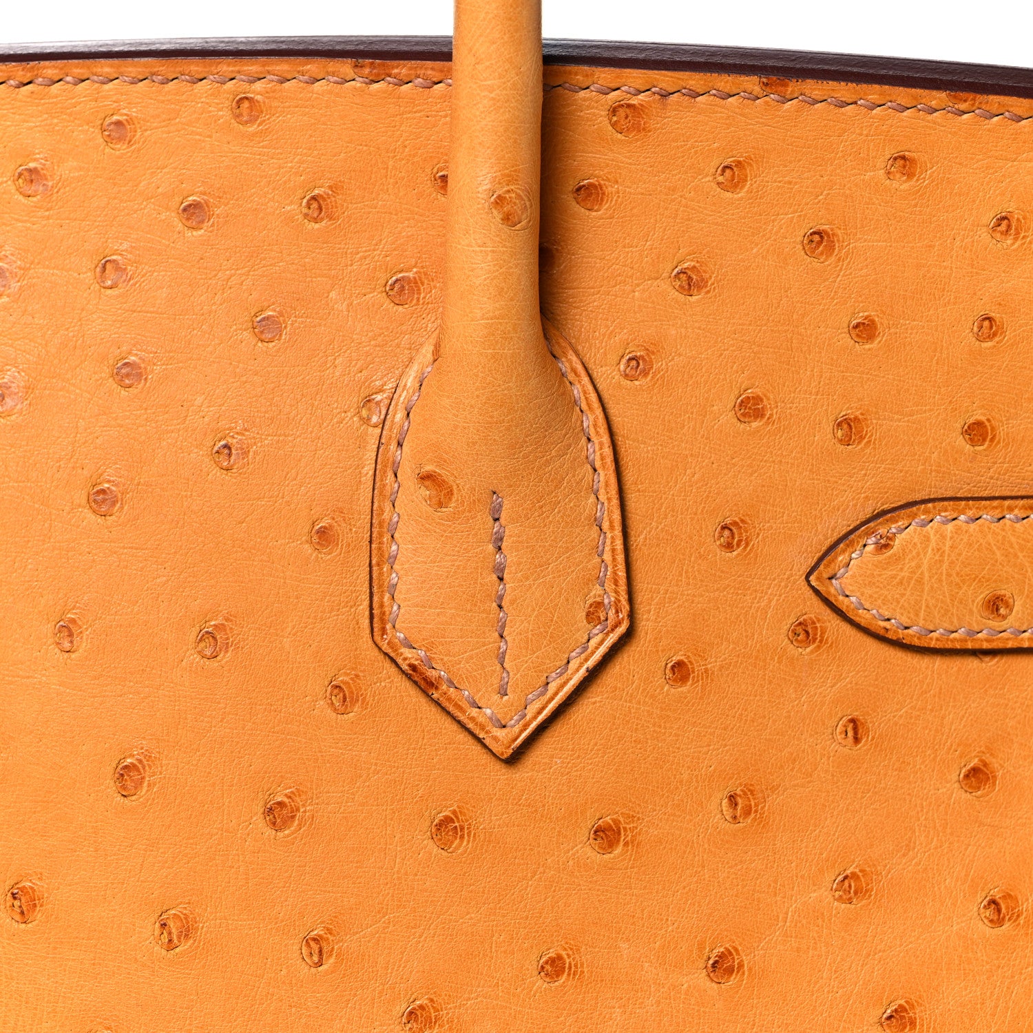 Hermes Ostrich Birkin 30 Abricot 11 of 35