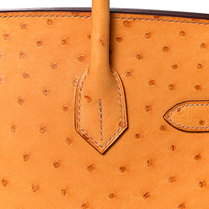 Hermes Ostrich Birkin 30 Abricot 11 of 35