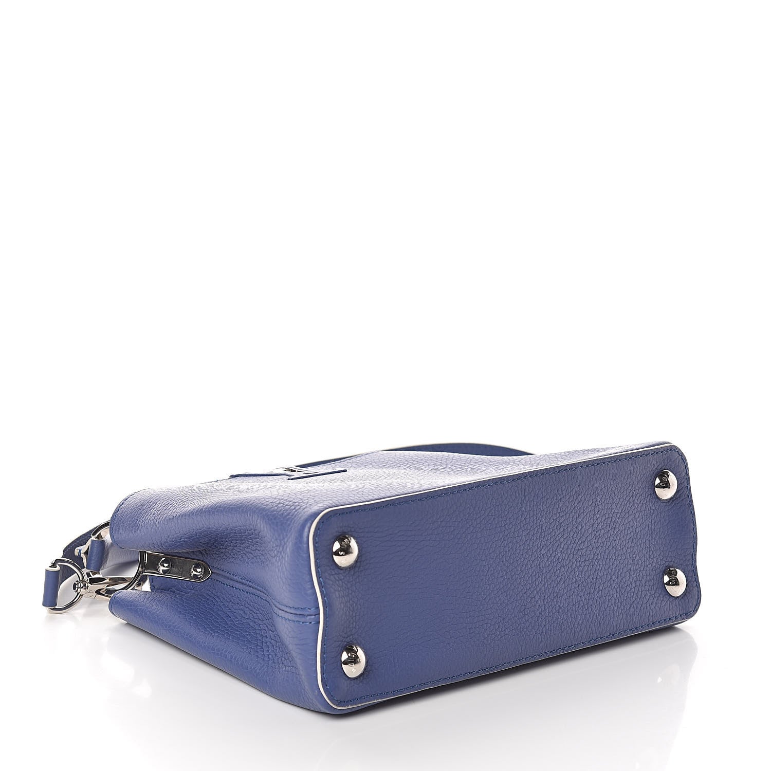 Louis Vuitton Taurillon Capucines BB Blue 4 of 8