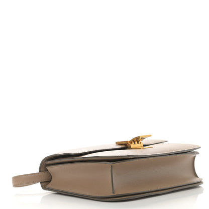 Celine Liege Calfskin Medium Classic Box Flap Bag Taupe 4 of 11