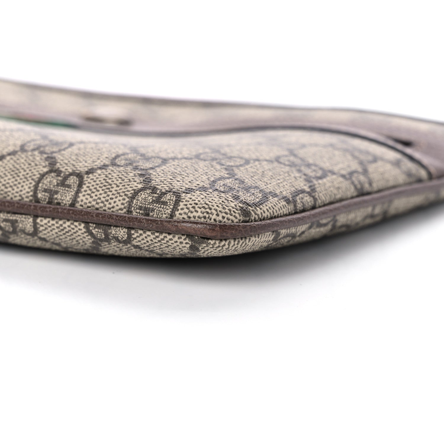 Gucci GG Supreme Monogram Large Ophidia Pouch Clutch Brown 9 of 10