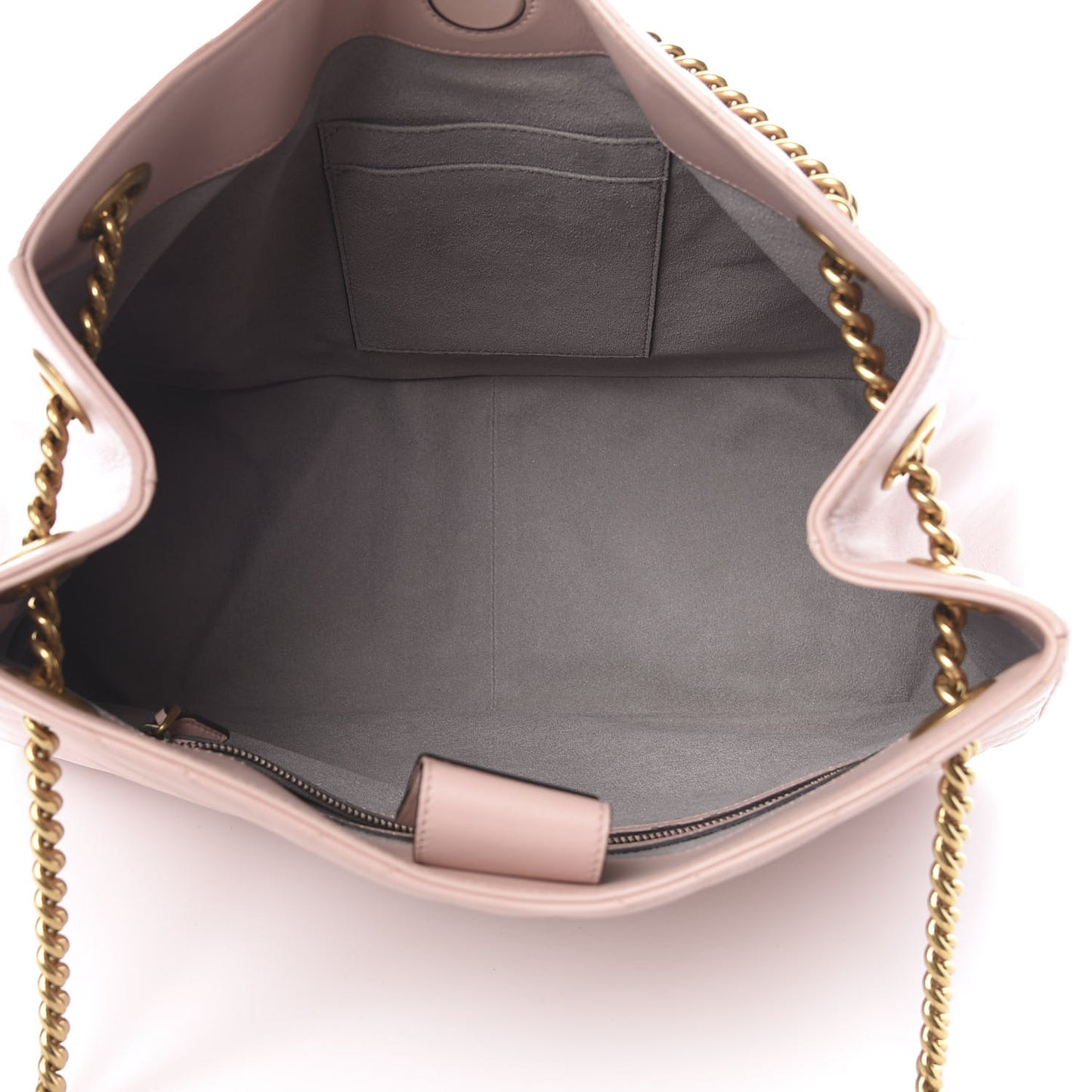 Calfskin Matelasse Medium GG Marmont Shoulder Tote Bag Perfect Pink