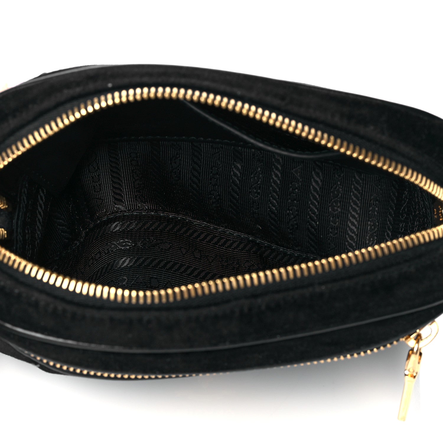 Prada Velluto Belt Bag Black 4 of 9