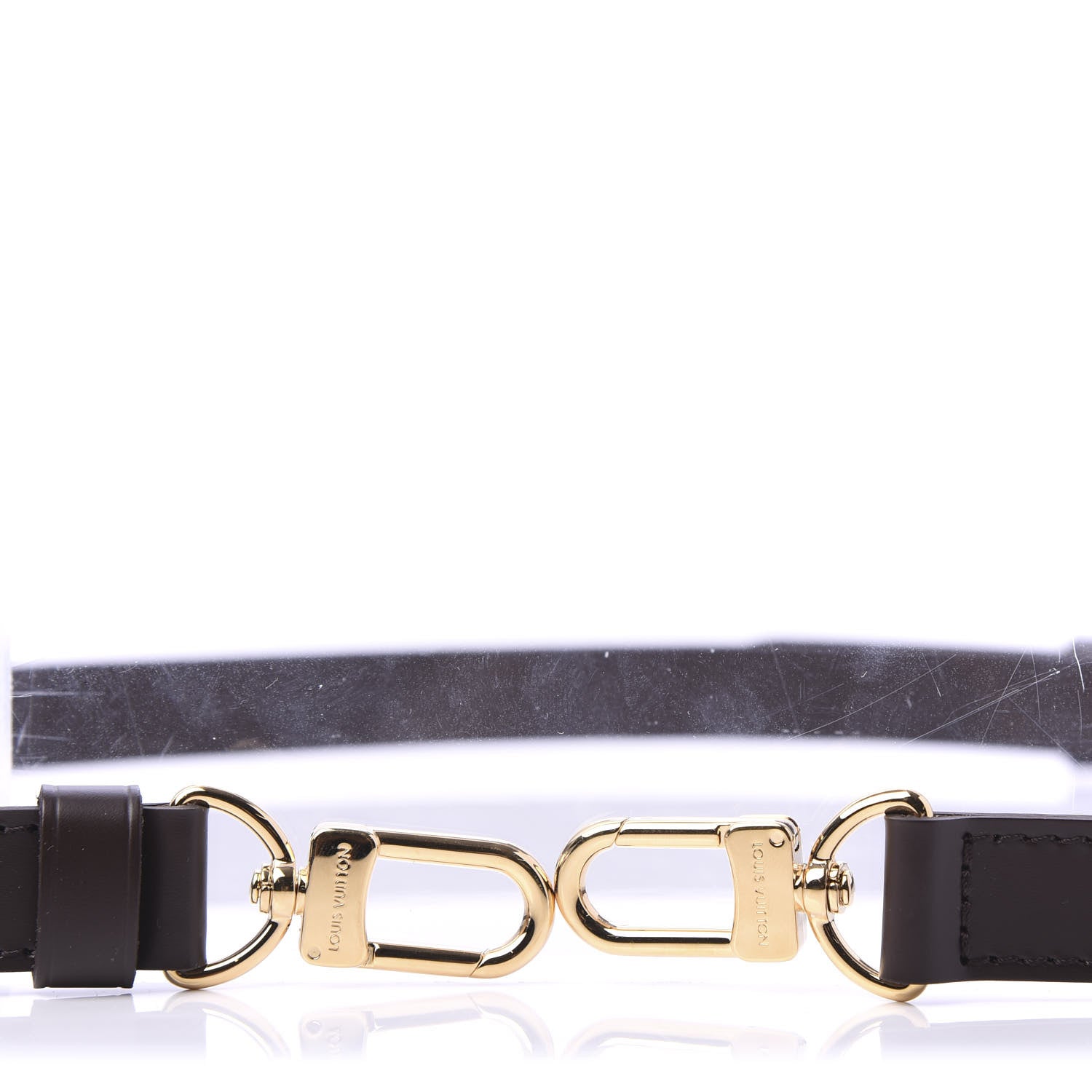 Louis Vuitton Calfskin 16mm Adjustable Shoulder Strap Brown 3 of 3