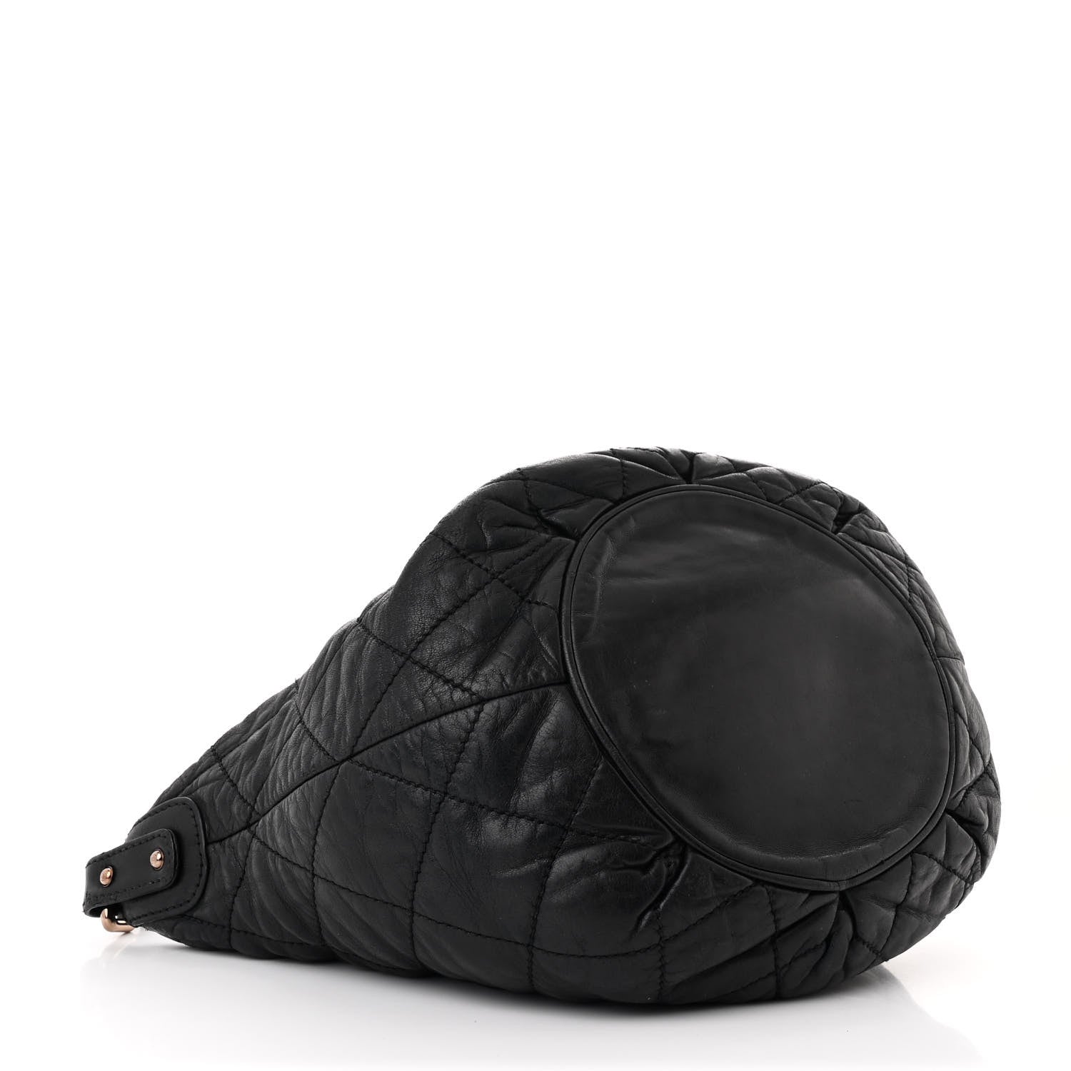 Chanel Lambskin Quilted Cloudy Bundle Hobo Black 4 of 10