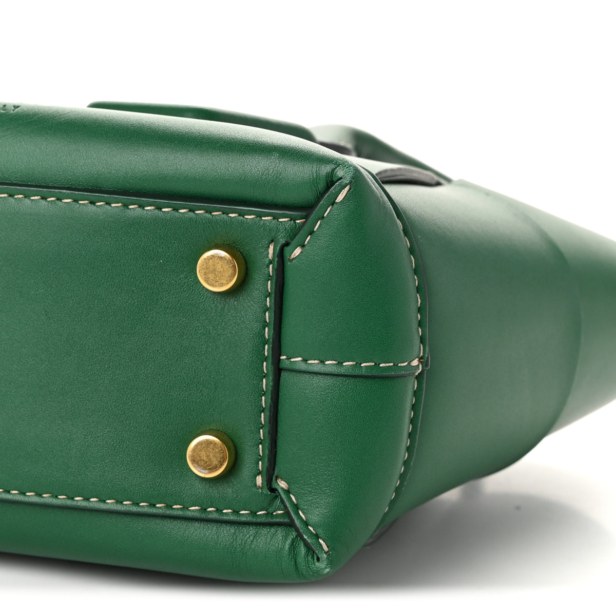 Bottega Veneta Calfskin Mini Maxi Intrecciato Arco Green 10 of 11