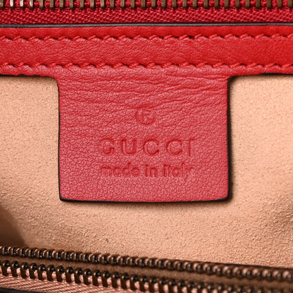 Gucci Calfskin Matelasse Small GG Marmont Tote Hibiscus Red 5 of 8
