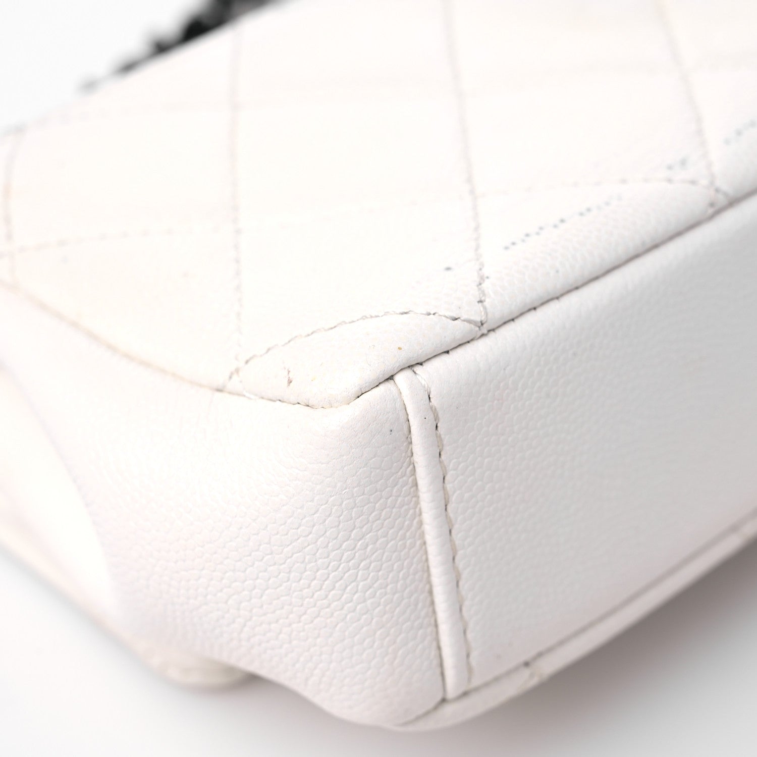 Chanel Caviar Quilted My Everything Small Flap White Black 10 of 15
