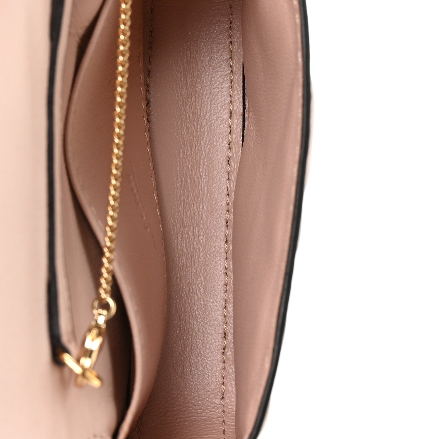 Fendi Nappa Matisse FF Embossed Nano Baguette Charm Rosa Quarzo 5 of 11