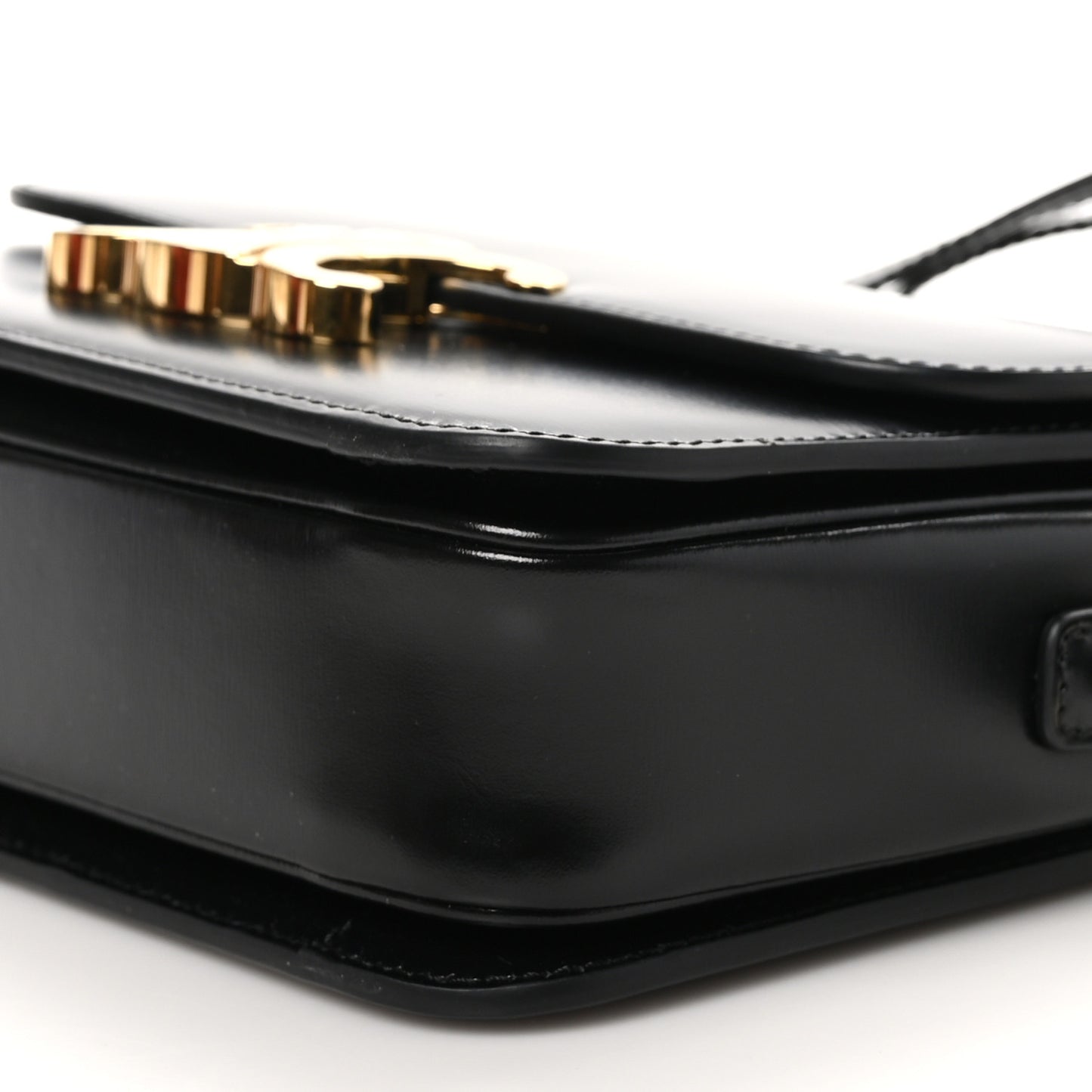 Shiny Calfskin Teen Triomphe Black
