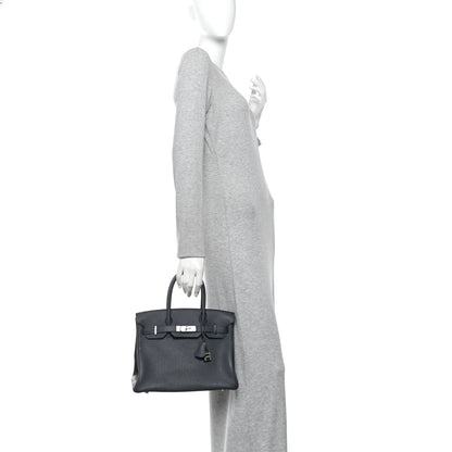 Hermes Togo Birkin 30 Gris Misty 2 of 9