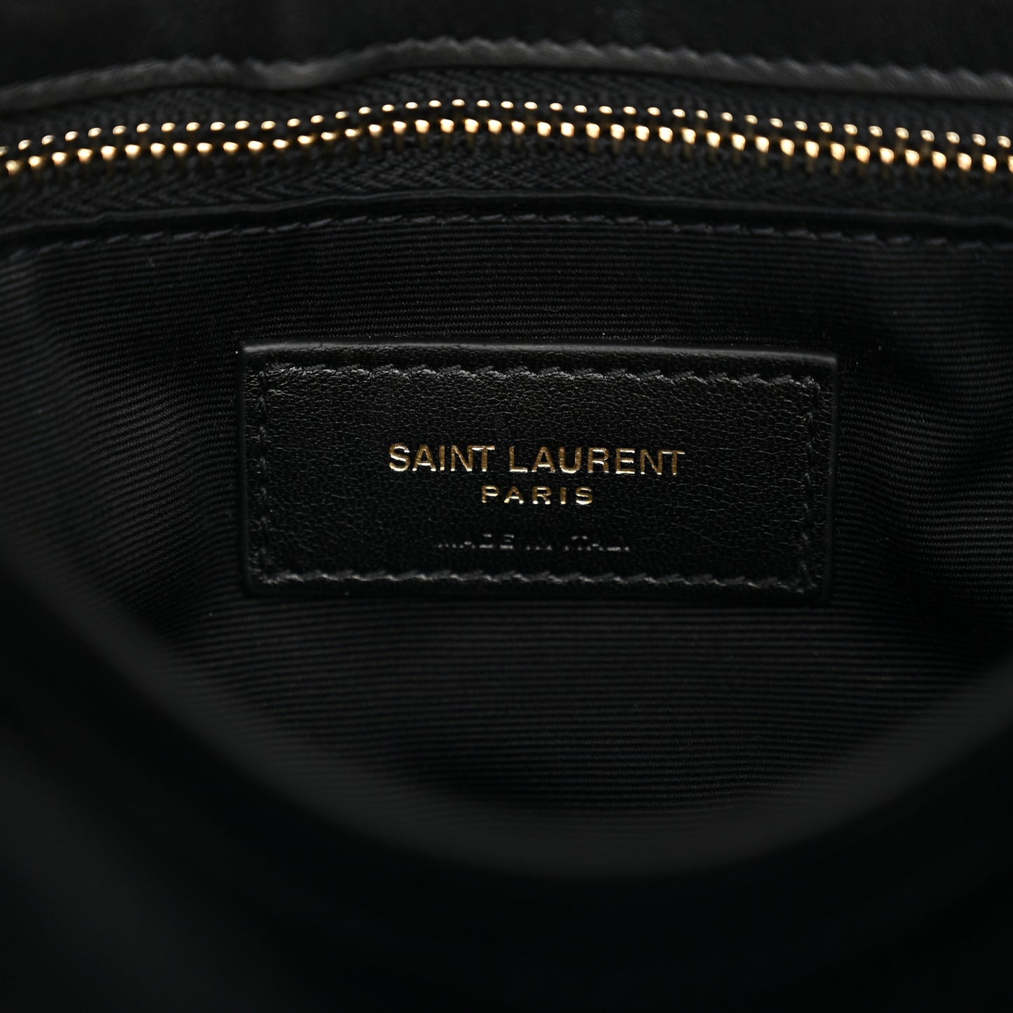 Suede Y Quilted Monogram Toy Loulou Crossbody Bag Black