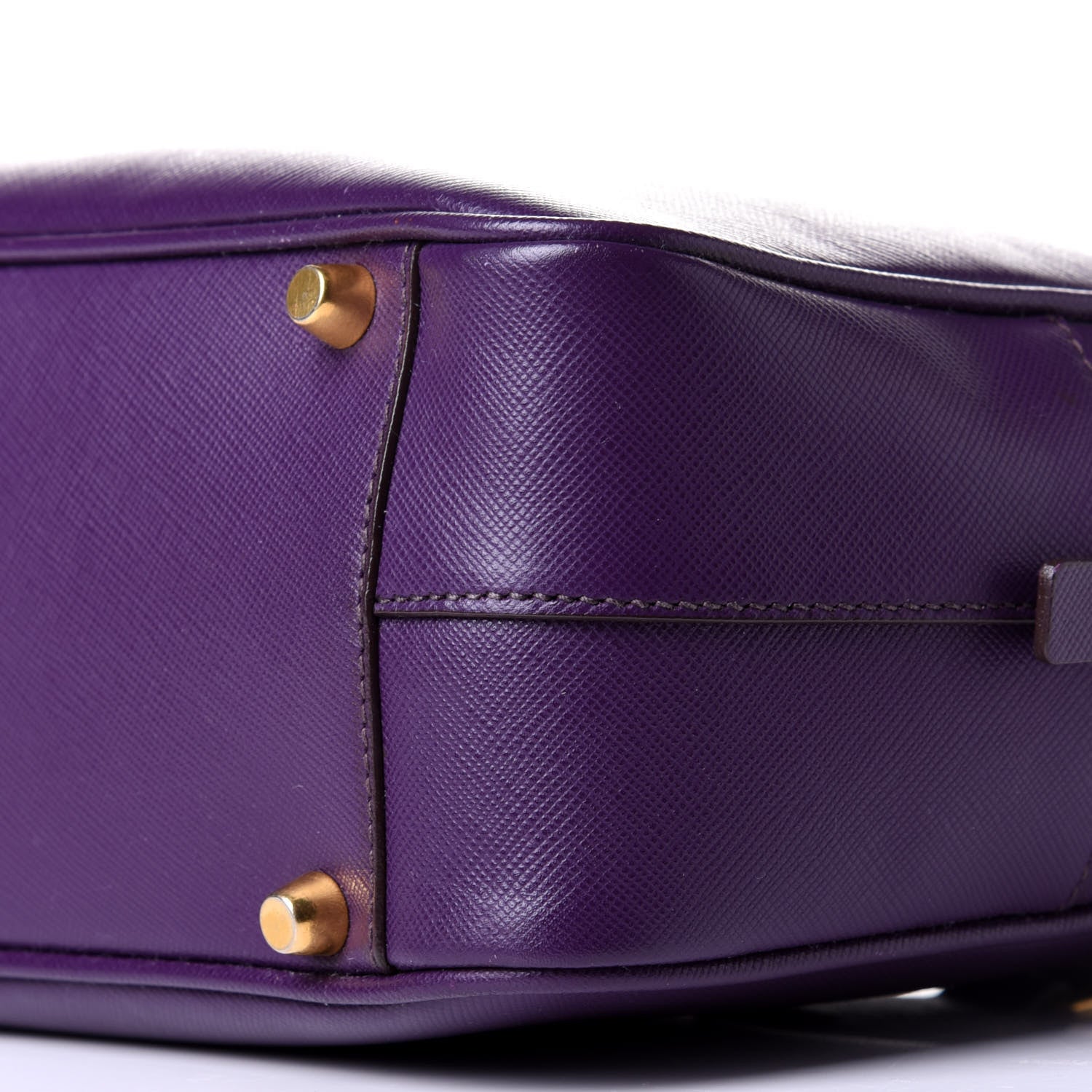 Prada Saffiano Lux Bowler Iris 9 of 10