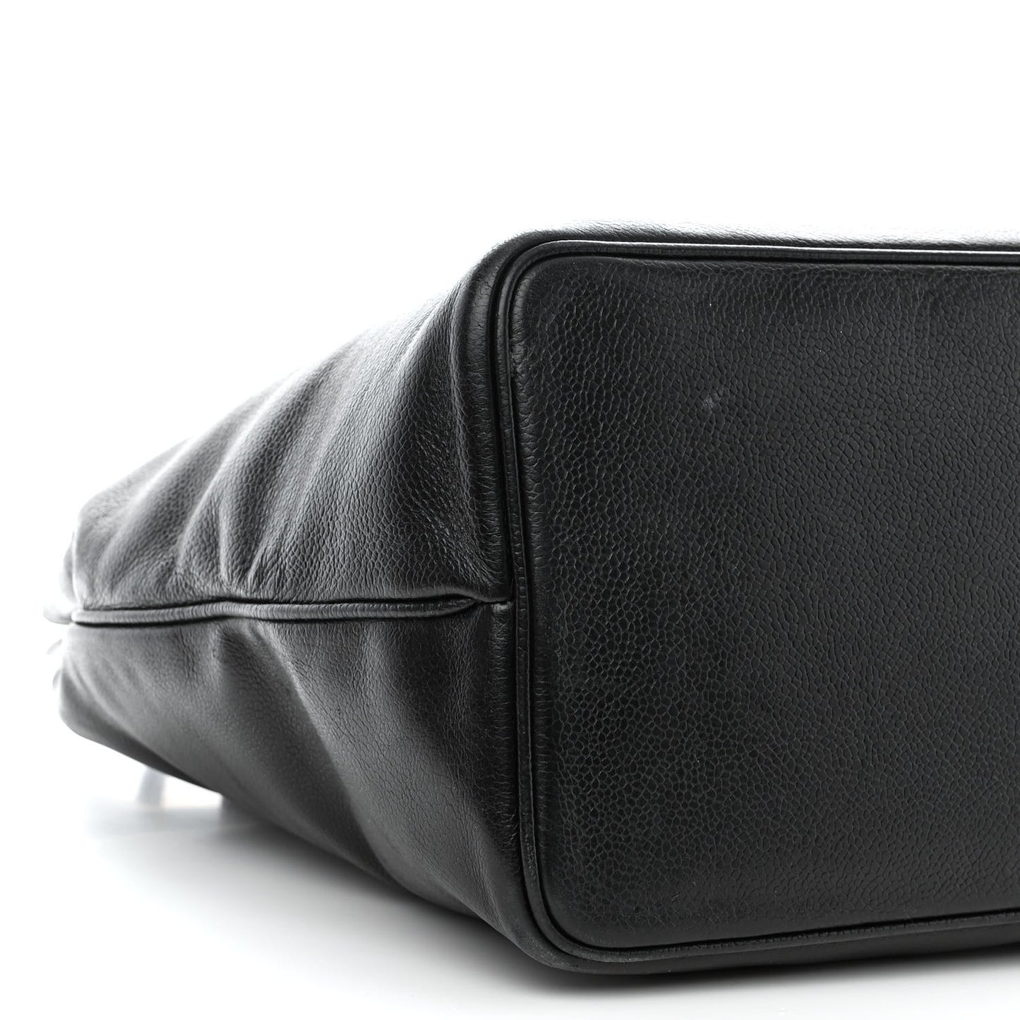 Caviar Large CC Shoulder Bag Black