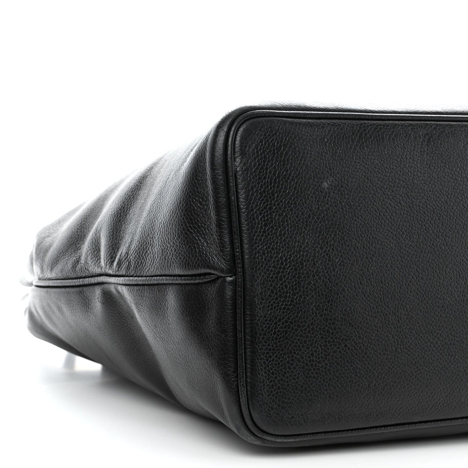 Chanel Caviar Large CC Shoulder Bag Black 13 of 14