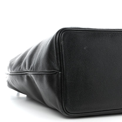 Chanel Caviar Large CC Shoulder Bag Black 13 of 14