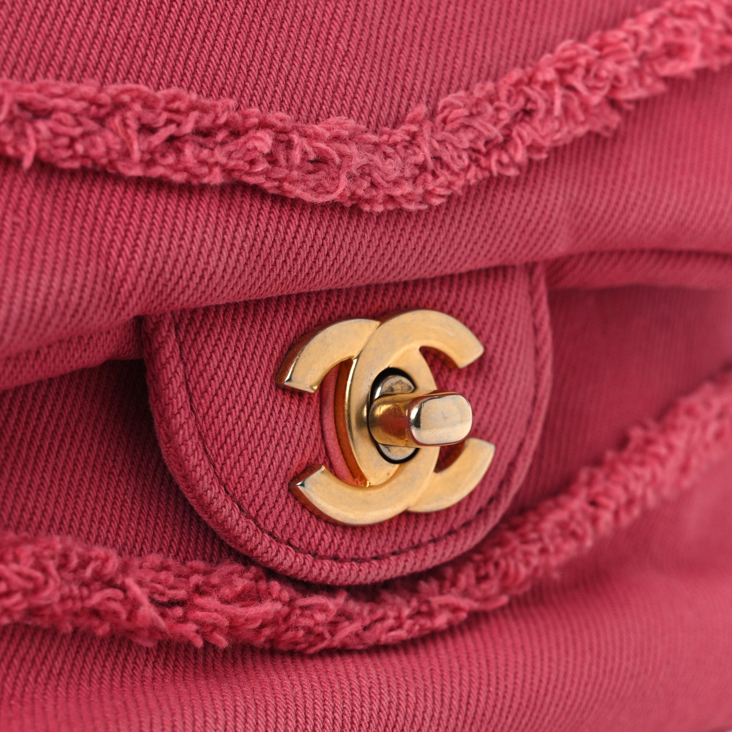Chanel Denim Coco Flap Pink 14 of 14