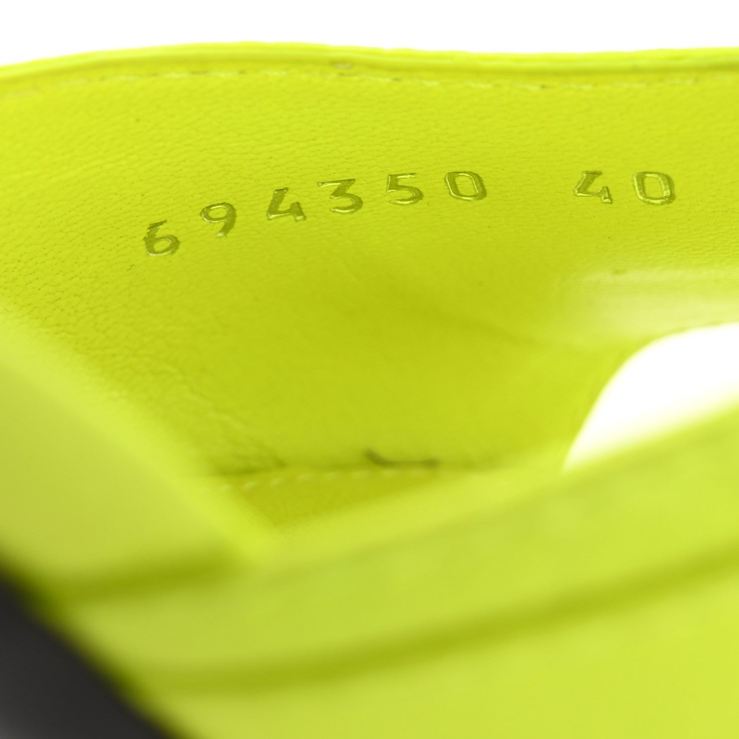 Balenciaga Agneau Arena Cagole 50mm Slide Sandals 40 Fluo Yellow 9 of 10