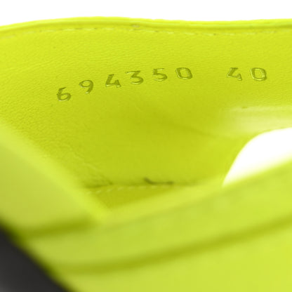 Balenciaga Agneau Arena Cagole 50mm Slide Sandals 40 Fluo Yellow 9 of 10
