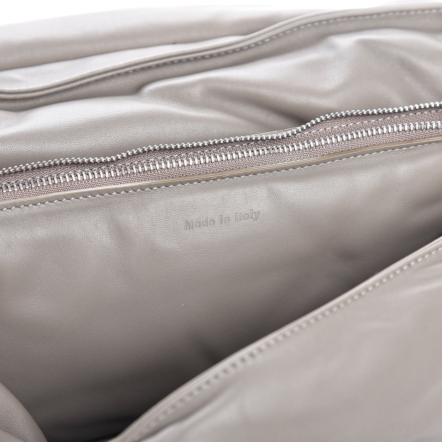 Smooth Lambskin Cartable Pillow Flap Grey