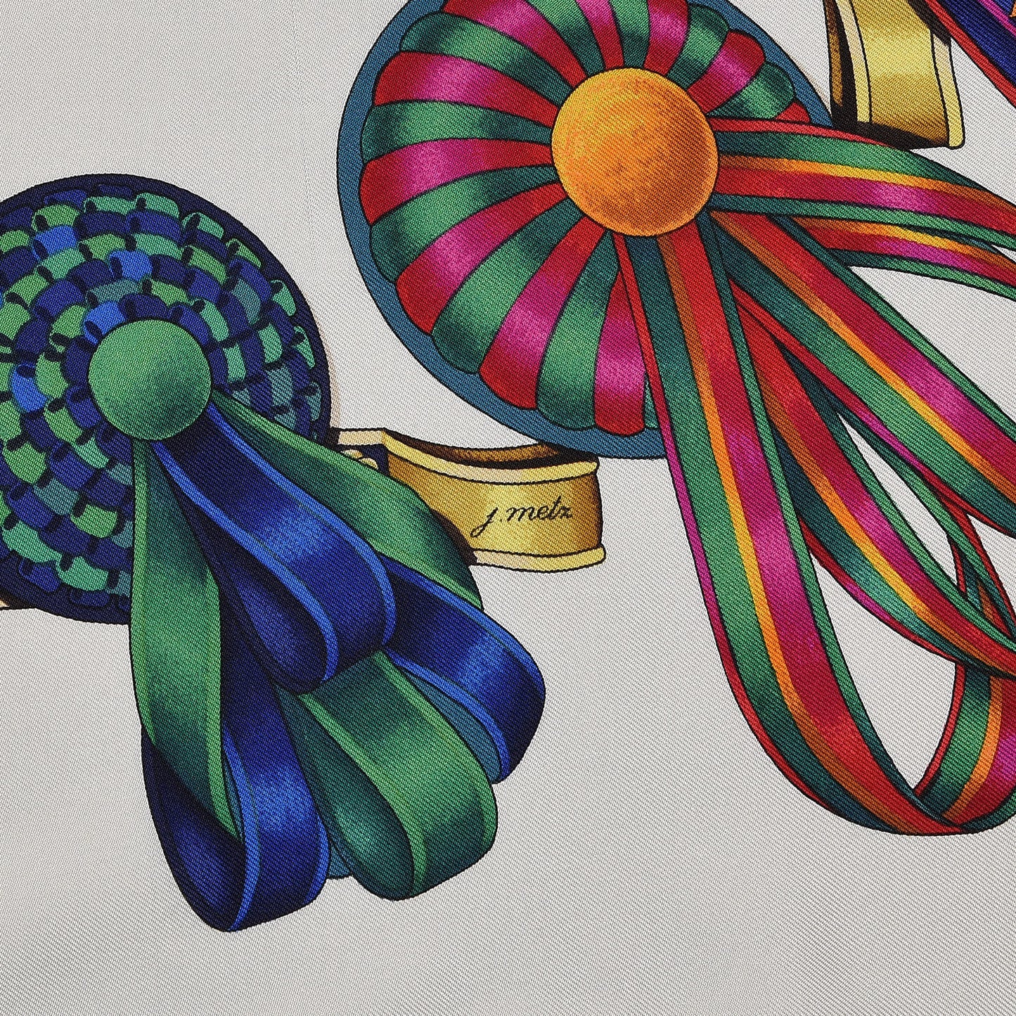 Silk Les Rubans Du Cheval Scarf 90