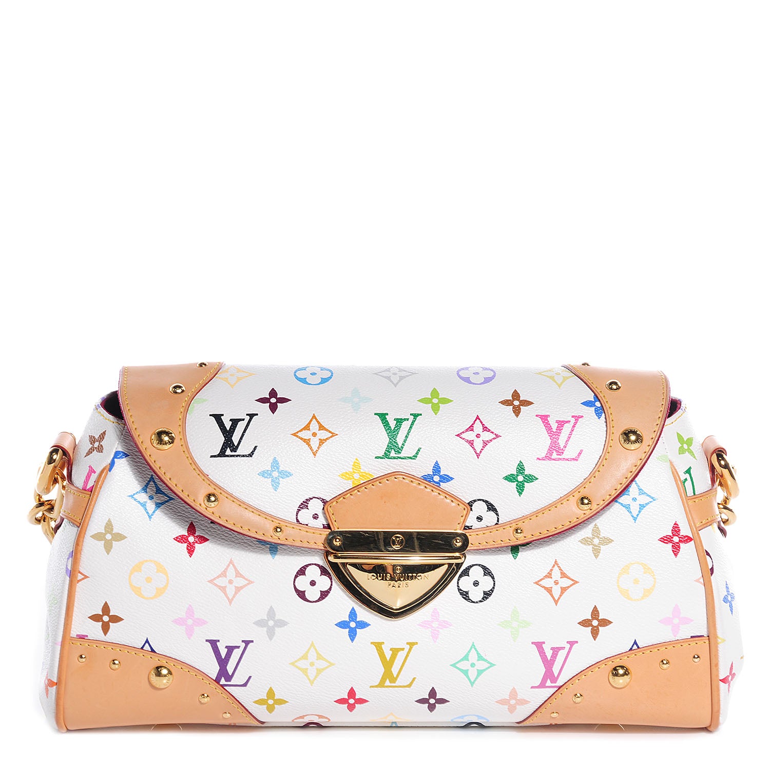 Louis Vuitton Monogram Multicolor Beverly MM White 1 of 7
