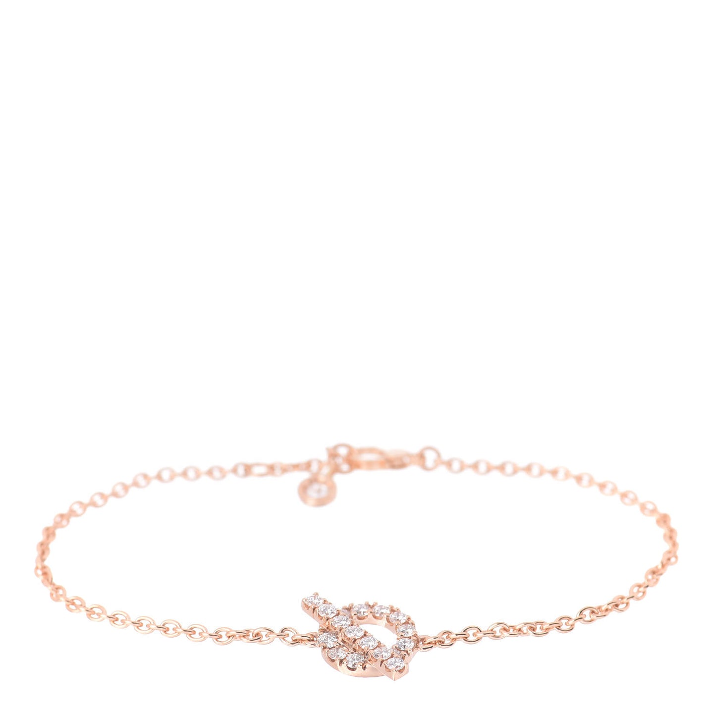 18K Rose Gold Diamond Finesse Bracelet ST