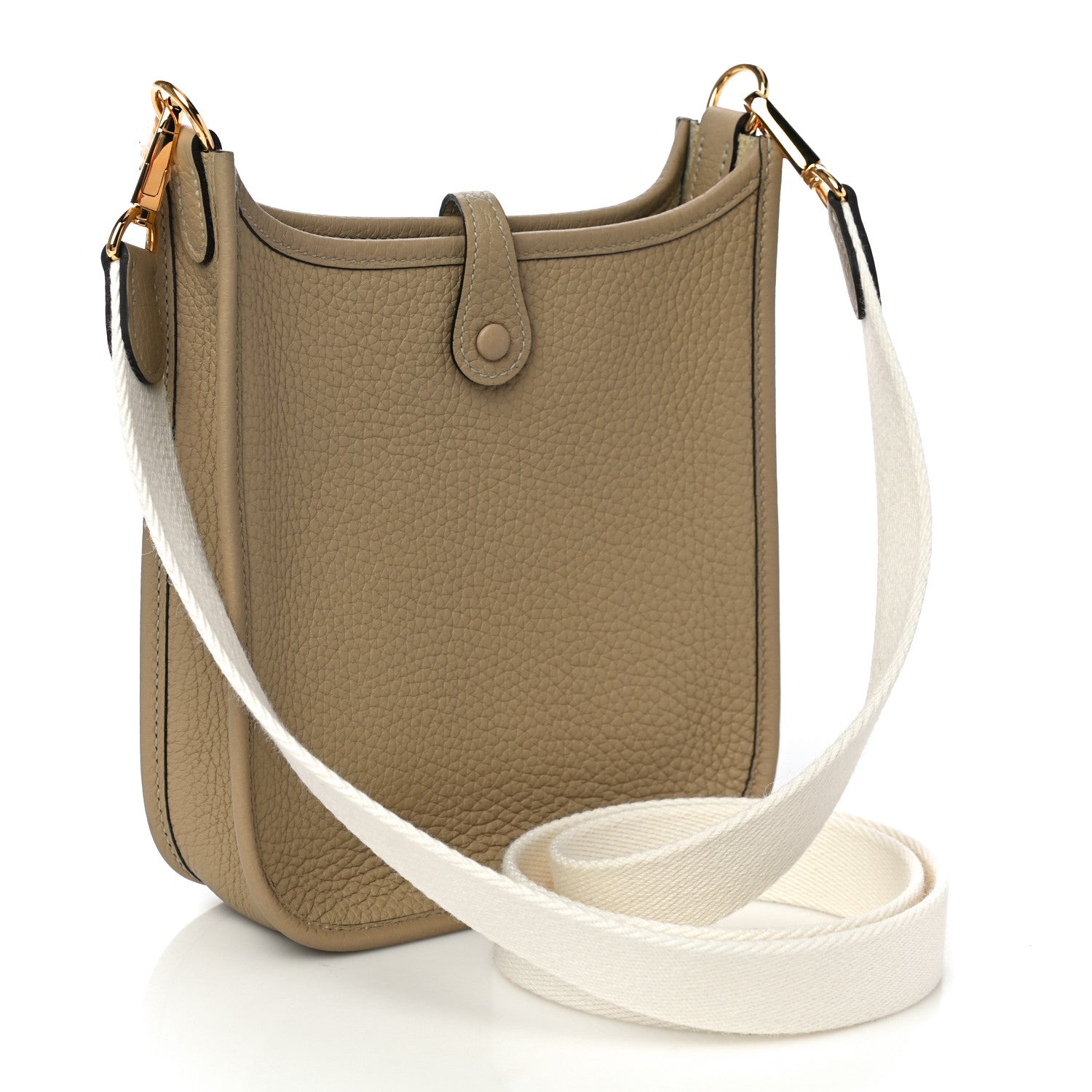 Hermes Taurillon Clemence Amazone Evelyne TPM Trench Craie 3 of 9