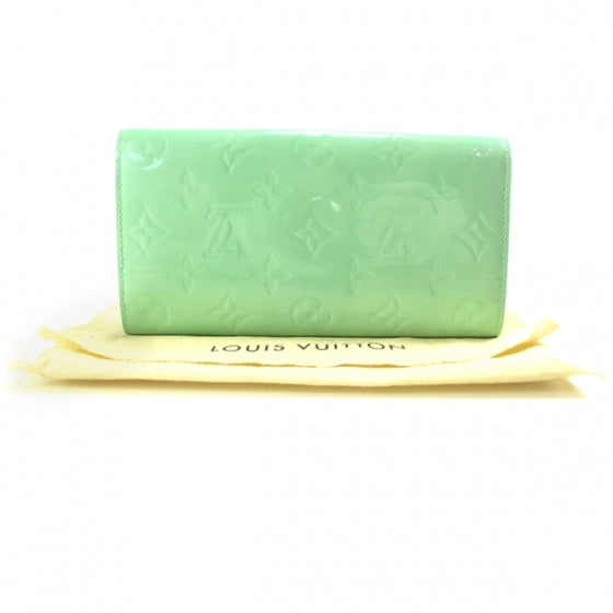 Louis Vuitton Vernis Sarah Wallet Peppermint 2 of 7