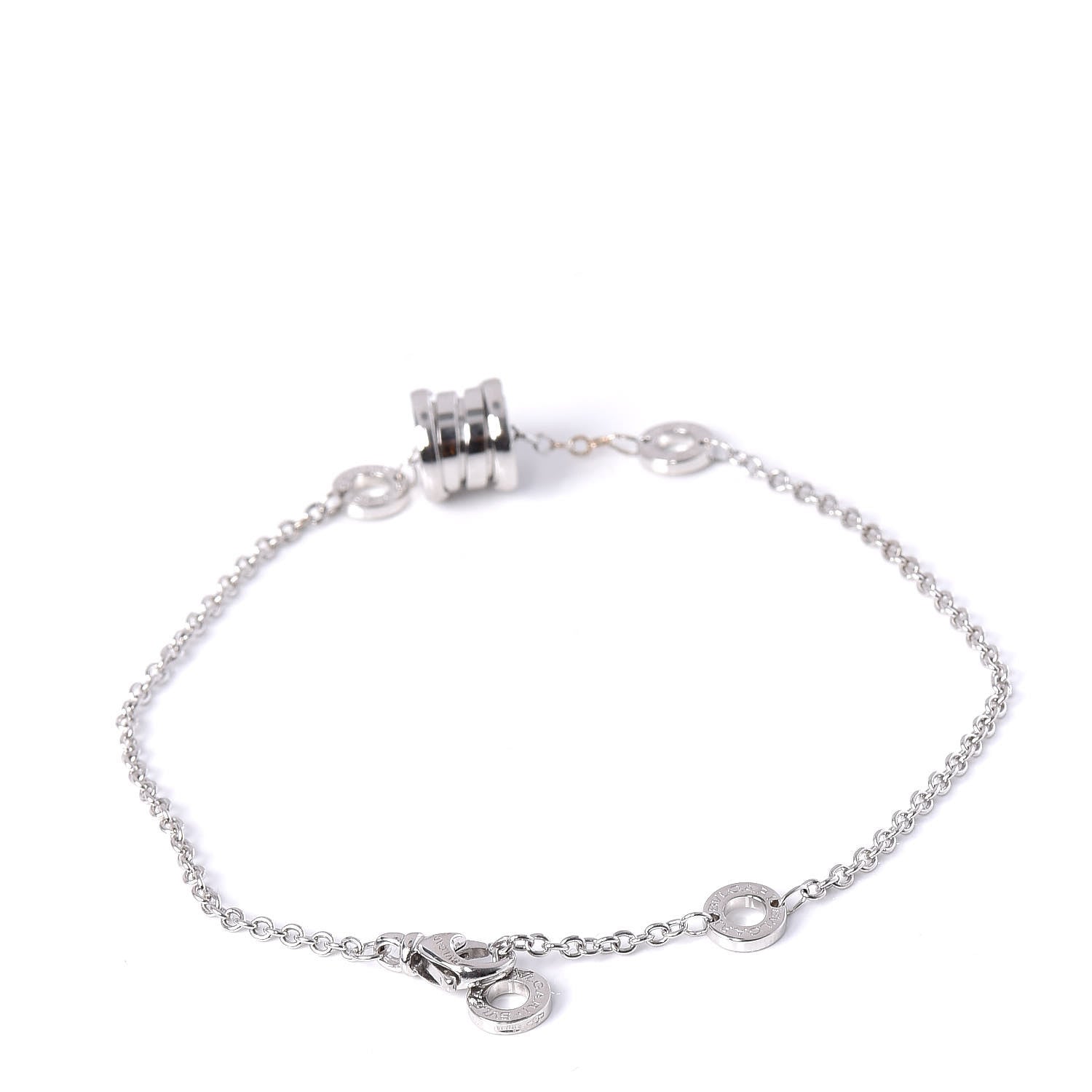 Bulgari 18K White Gold B.Zero1 Bracelet 3 of 4